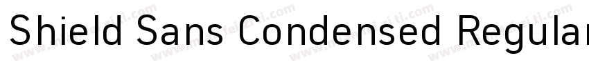 Shield Sans Condensed Regular字体转换